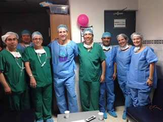 Dr Robbins teaching Green Light Laser Surgery